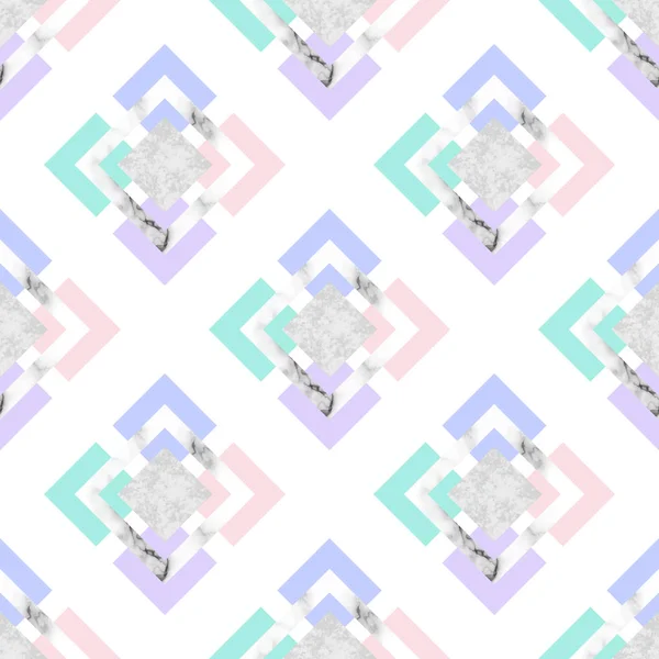 Vektor trendige nahtlose Muster mit geometrischen Elementen. Modernes skandinavisches Design für Plakate, Karten, Einladungsvorlagen, Cover und Layouts — Stockvektor