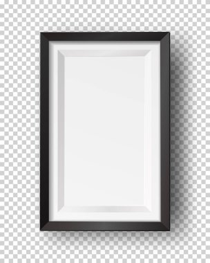 Vektör gerçekçi kare boş resim çerçevesi.