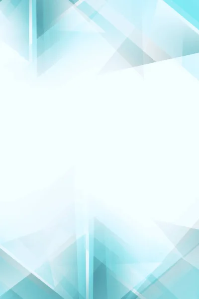 Hellweiße Und Blaue Polygonale Tapeten Mit Kopierraum Darstellung — Stockfoto