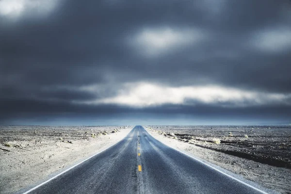 Creative Road Dull Sky Wallpaper Way Success Concept — Stock Photo, Image