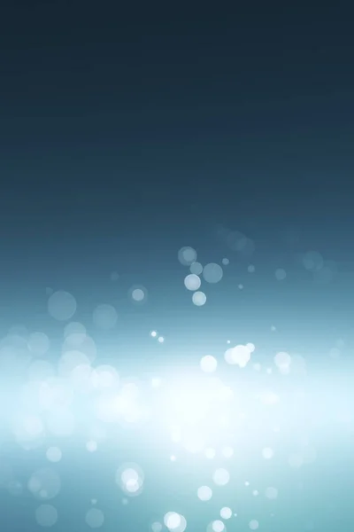 Blured Vatten Bubblor Effekt Abstrakt Blå Bakgrund Rendering — Stockfoto