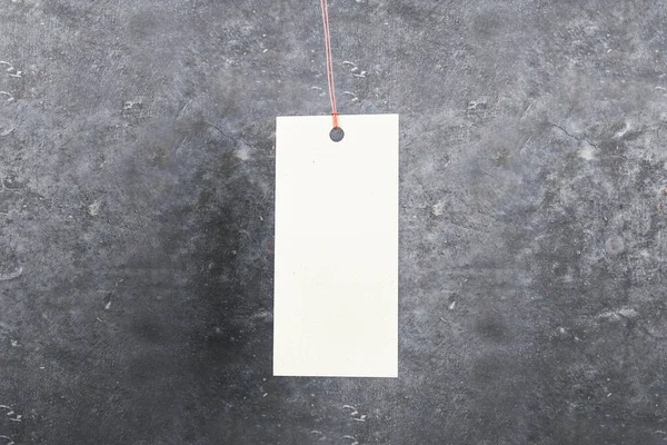 Clean labels on concrete wall background. Mock up, 3D Rendering - Stock ...