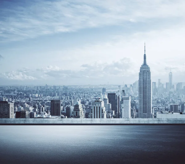 Fundo Criativo Cidade Nova York Conceito Urbano — Fotografia de Stock