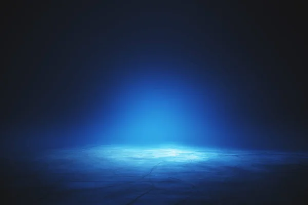 Papel Pintado Azul Iluminado Vacío Concepto Spotlight —  Fotos de Stock