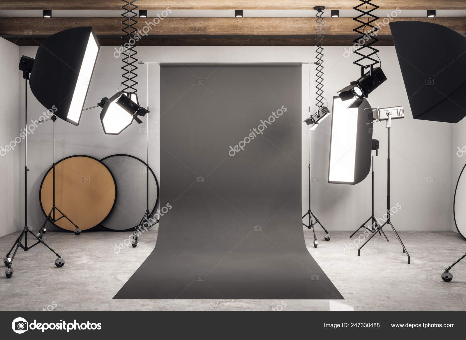 Download Professionally modern studio background