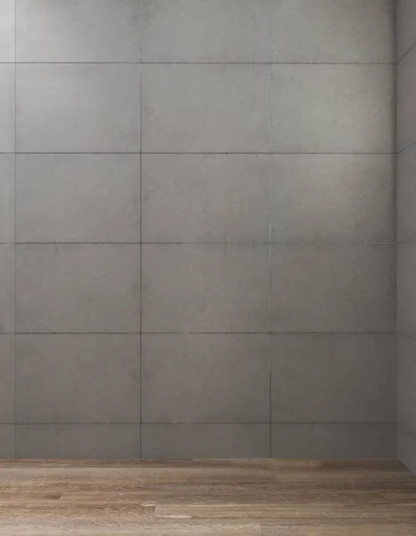 Empty tile wall with copy space. Mock up, 3D Rendering