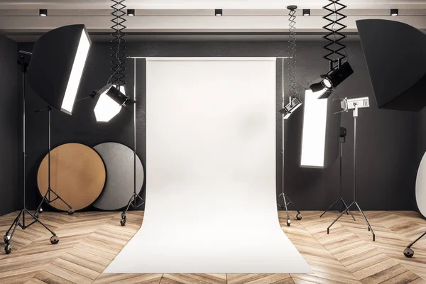 Moderne phot0 studio — Stockfoto