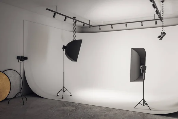 Luxus-Loft-Fotostudio — Stockfoto