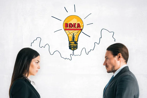 Idea e affare concetto — Foto Stock