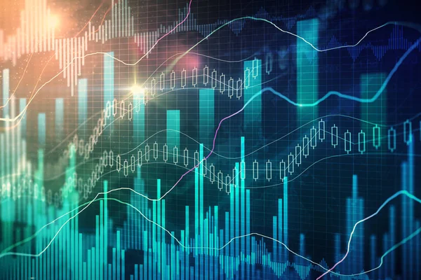 Tło handlu i finansów — Zdjęcie stockowe