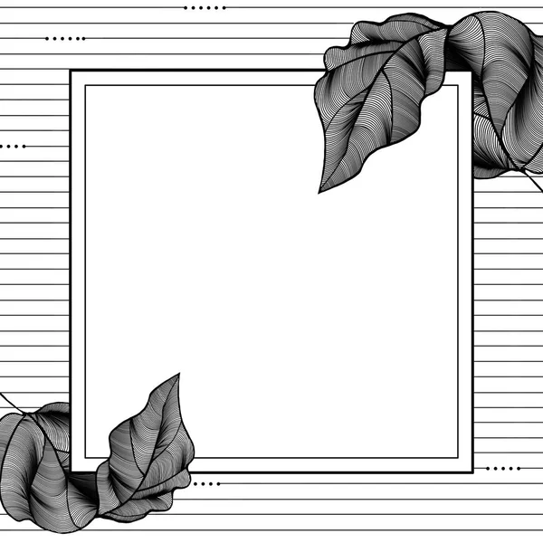 Квадратные белые листья обои — стоковое фото
