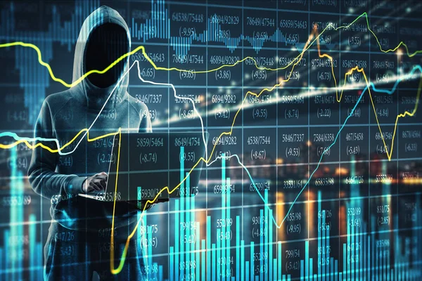 Malware und Handelskonzept — Stockfoto