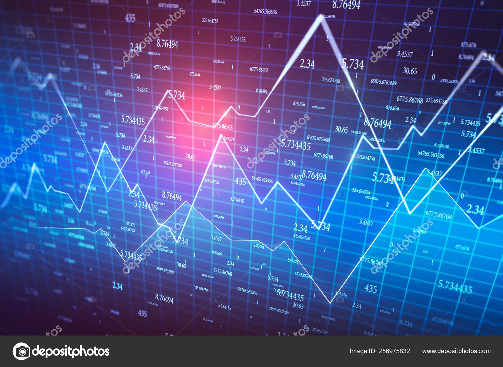 Trading Chart Wallpaper