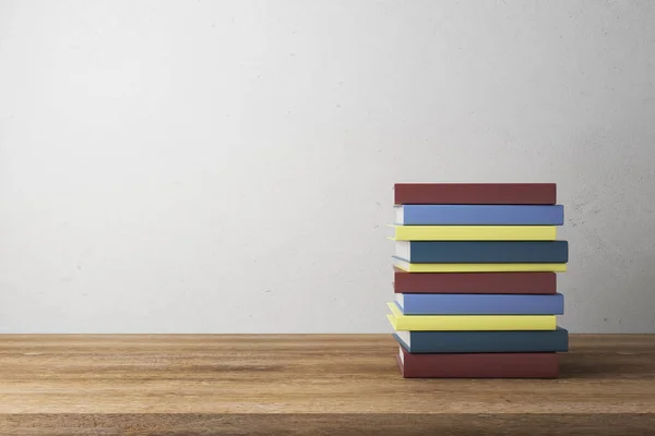 Stack of colorful books — Stock Photo, Image