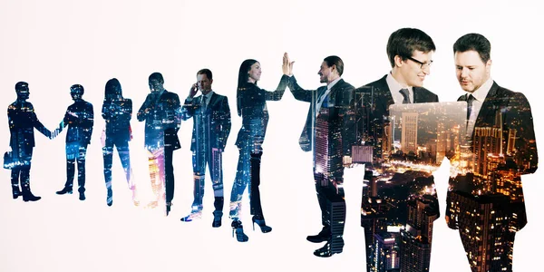 Teamwork and career concept — Stock Photo, Image