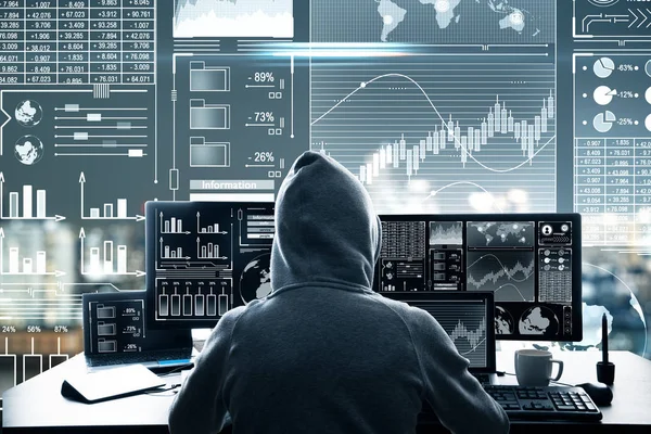 Malware and hud concept — Stock Photo, Image