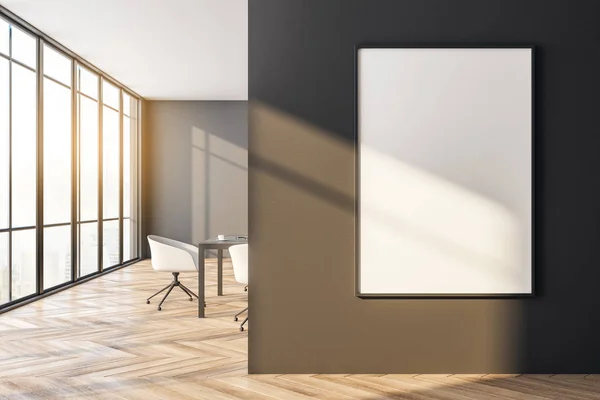 Modern meeting room with frame — Stock Photo, Image