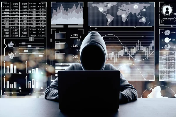 Malware and finance concept — Stock Photo, Image