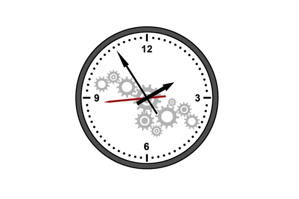 Управление временем и концепция часов — стоковое фото