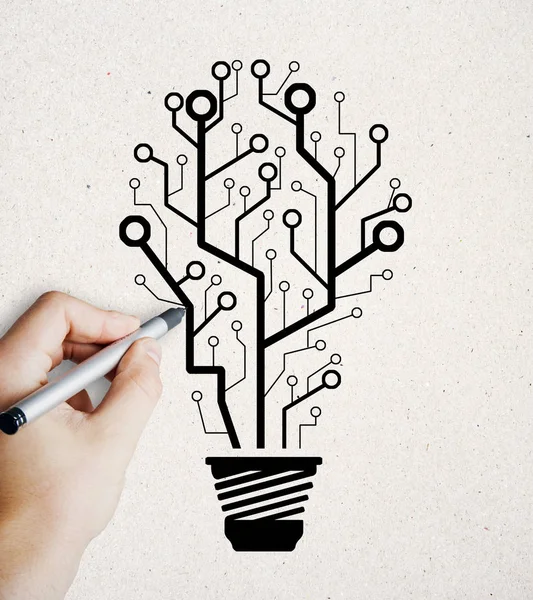 Idea, innovation and growth concept — Stock Photo, Image