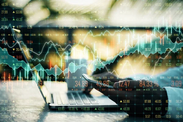 Analytics en handel concept — Stockfoto