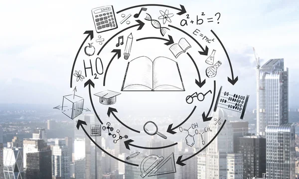 Wissenschaft und Algorithmenkonzept — Stockfoto