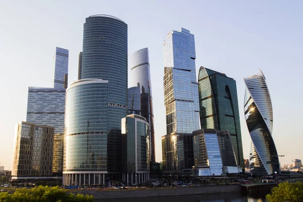 Urban Moscow city backdrop — Stock Photo, Image