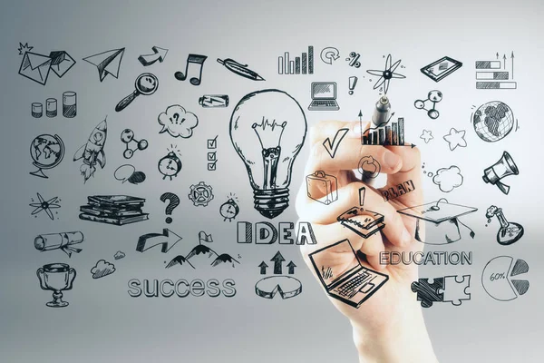 Idea and success concept — Stock Photo, Image