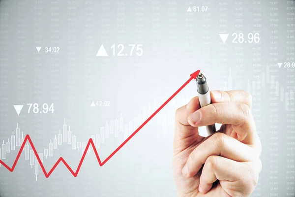 Artış ve istatistik konsepti — Stok fotoğraf