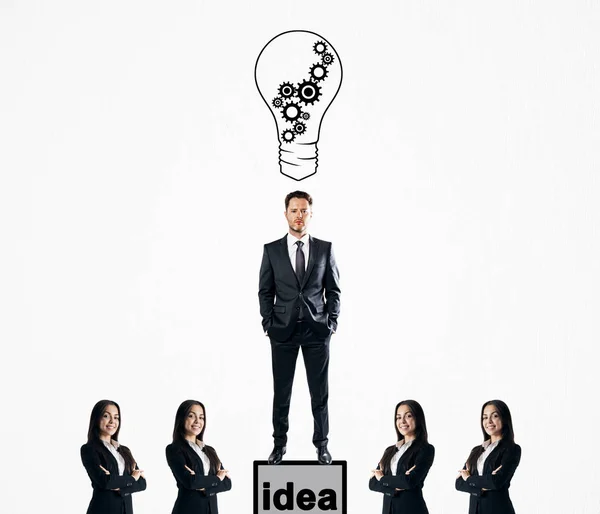 Concepto de idea y éxito — Foto de Stock
