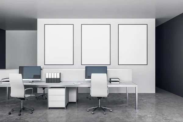 Modern kantoor met Clean poster — Stockfoto
