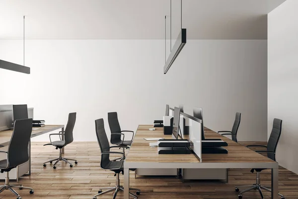 Intérieur de bureau de coworking léger — Photo