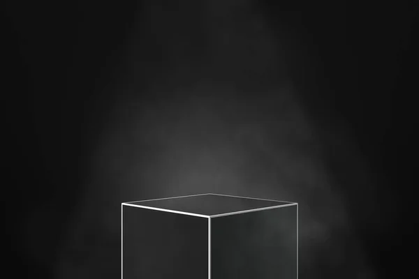 Pedestal quadrado abstrato — Fotografia de Stock