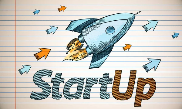 Startup-och tillväxt koncept — Stockfoto