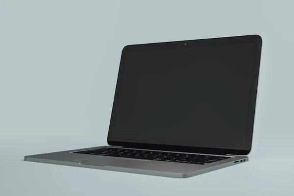 Closeup of empty laptop screen — Stock Photo, Image