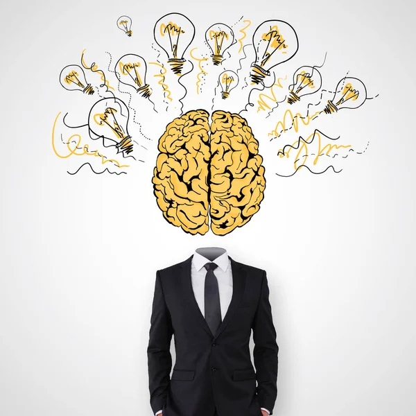 Tormenta de ideas y concepto de ideas — Foto de Stock