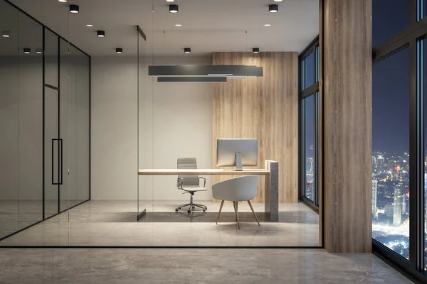 Interior de escritório minimalista — Fotografia de Stock