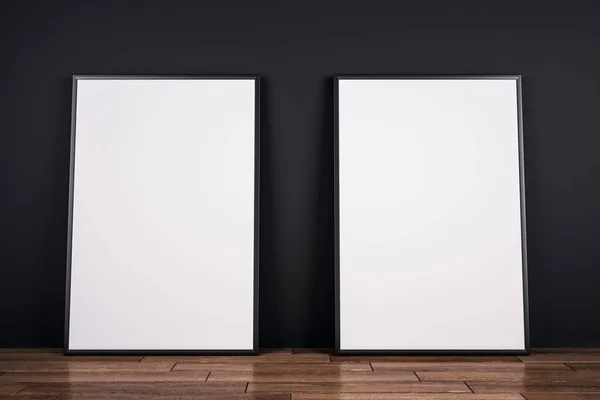 Boş beyaz afiş — Stok fotoğraf