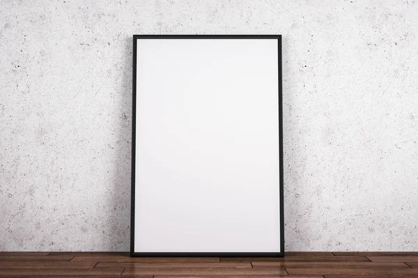 Cartaz branco em branco — Fotografia de Stock