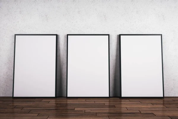 Boş beyaz reklam panoları — Stok fotoğraf