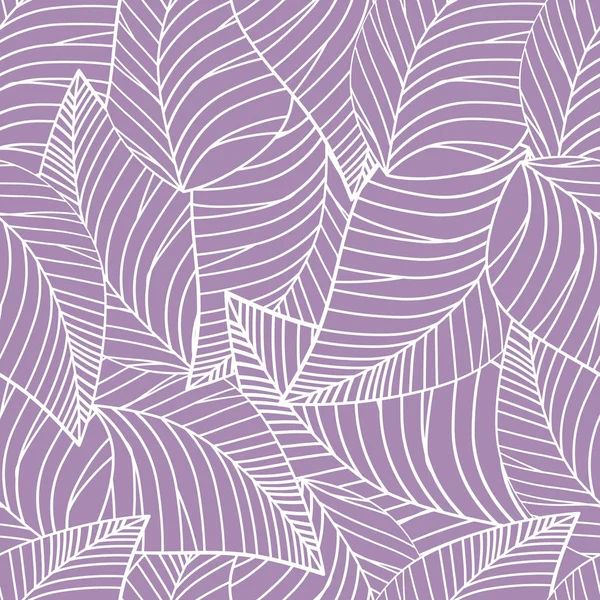 Square seamless poster with abstract leaves pattern at light lilac background. — Stock Photo, Image