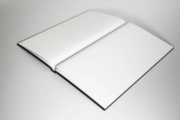 Abstrato livro branco aberto — Fotografia de Stock
