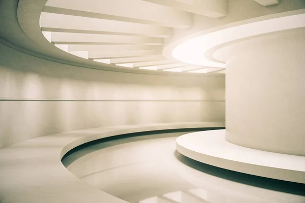 Interior futurista moderno — Fotografia de Stock