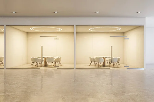 Světlý prostorný interiér kanceláře — Stock fotografie