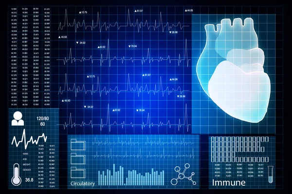 Conceito de medicina e cardiologia — Fotografia de Stock