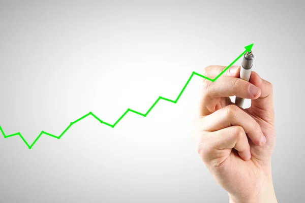 Economic growth and increase concept — Stock Photo, Image