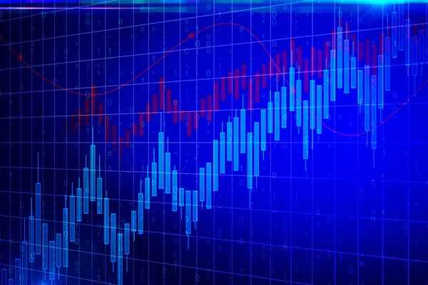 Handels- und Analysekonzept — Stockfoto