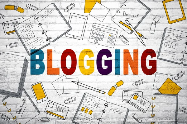 Σχέδιο δημιουργικού blogging — Φωτογραφία Αρχείου