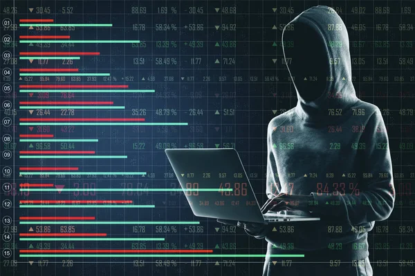 Concepto de finanzas y malware — Foto de Stock