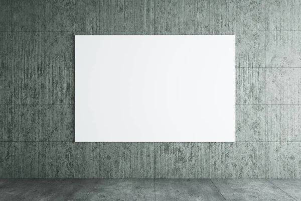 Interno Minimalista Galleria Con Spazio Copia Poster Museo Concept Espositivo — Foto Stock